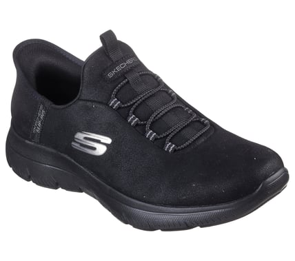 SNEAKERS MUJER SKECHERS NEGRO 150254 BBK SLIP-INS