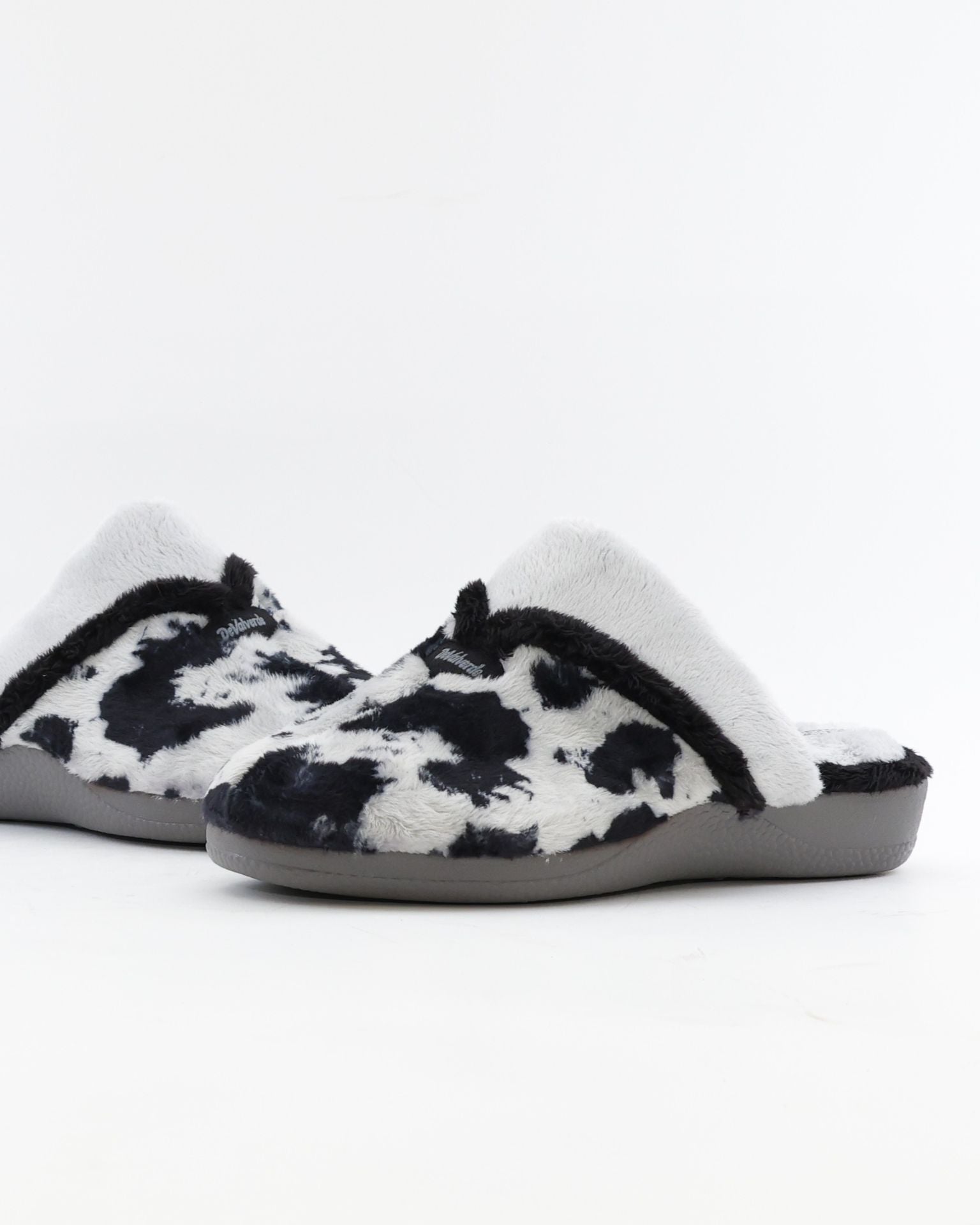 ZAPATILLAS DE CASA MUJER ABIERTA DEVALVERDE 1205 GRIS VACA