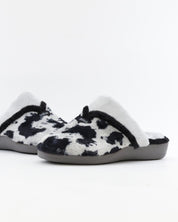 ZAPATILLAS DE CASA MUJER ABIERTA DEVALVERDE 1205 GRIS VACA