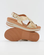SNDALIA MUJER CUÑA COLOR BLANCO ROTO PLANTA ACOLCHADA PAULA URBAN 35-710 OFF WHITE