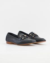 ZAPATO MOCASIN MUJER PLANO NEGRO CAYETANO 17200