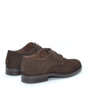 ZAPATO CORDON HOMBRE SERRAJE MARRON PISO GOMA
