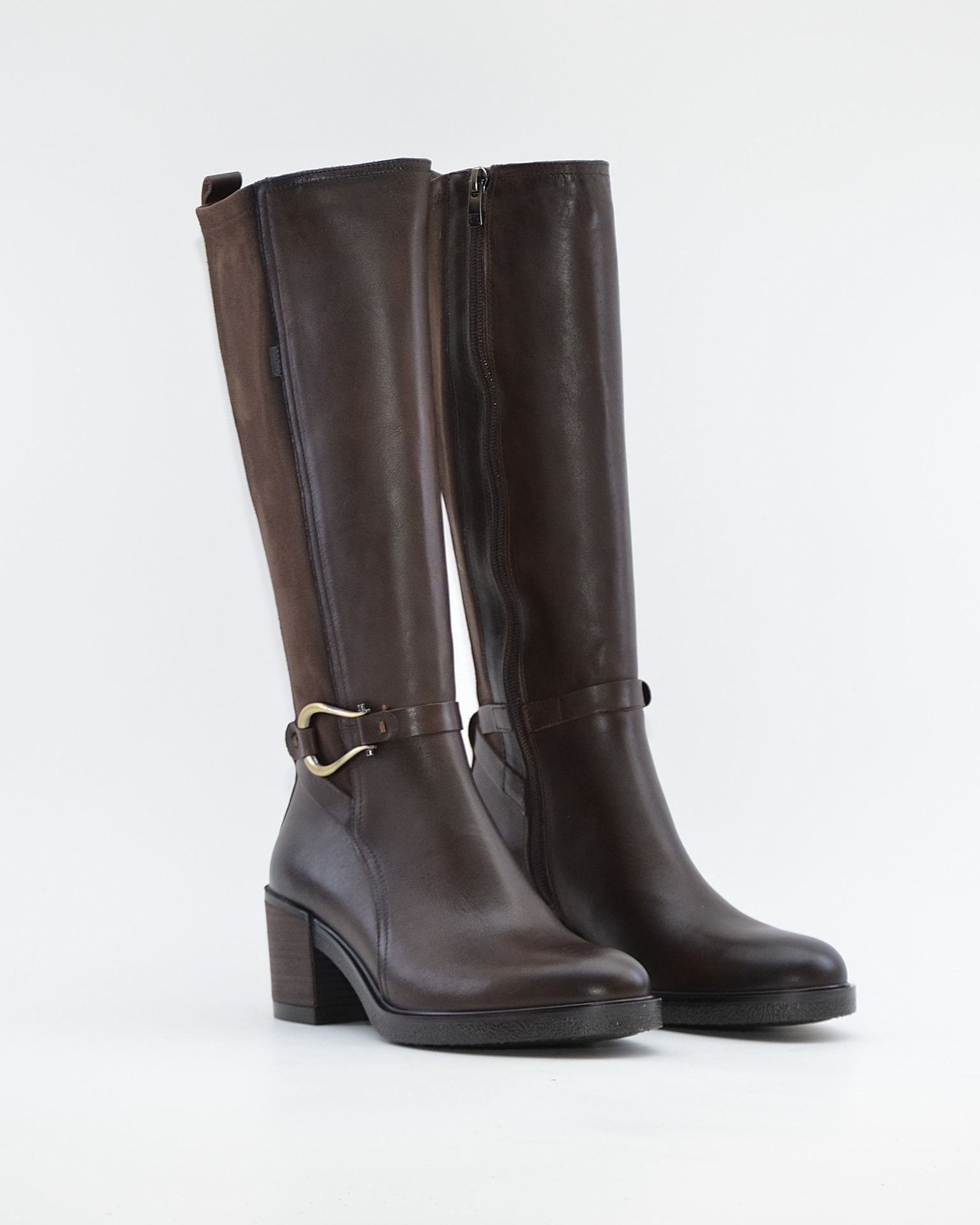 BOTA ALTA MUJER PIEL MARRON CHOCOLATE DORKING by FLUCHOS D9752 CAFÉ