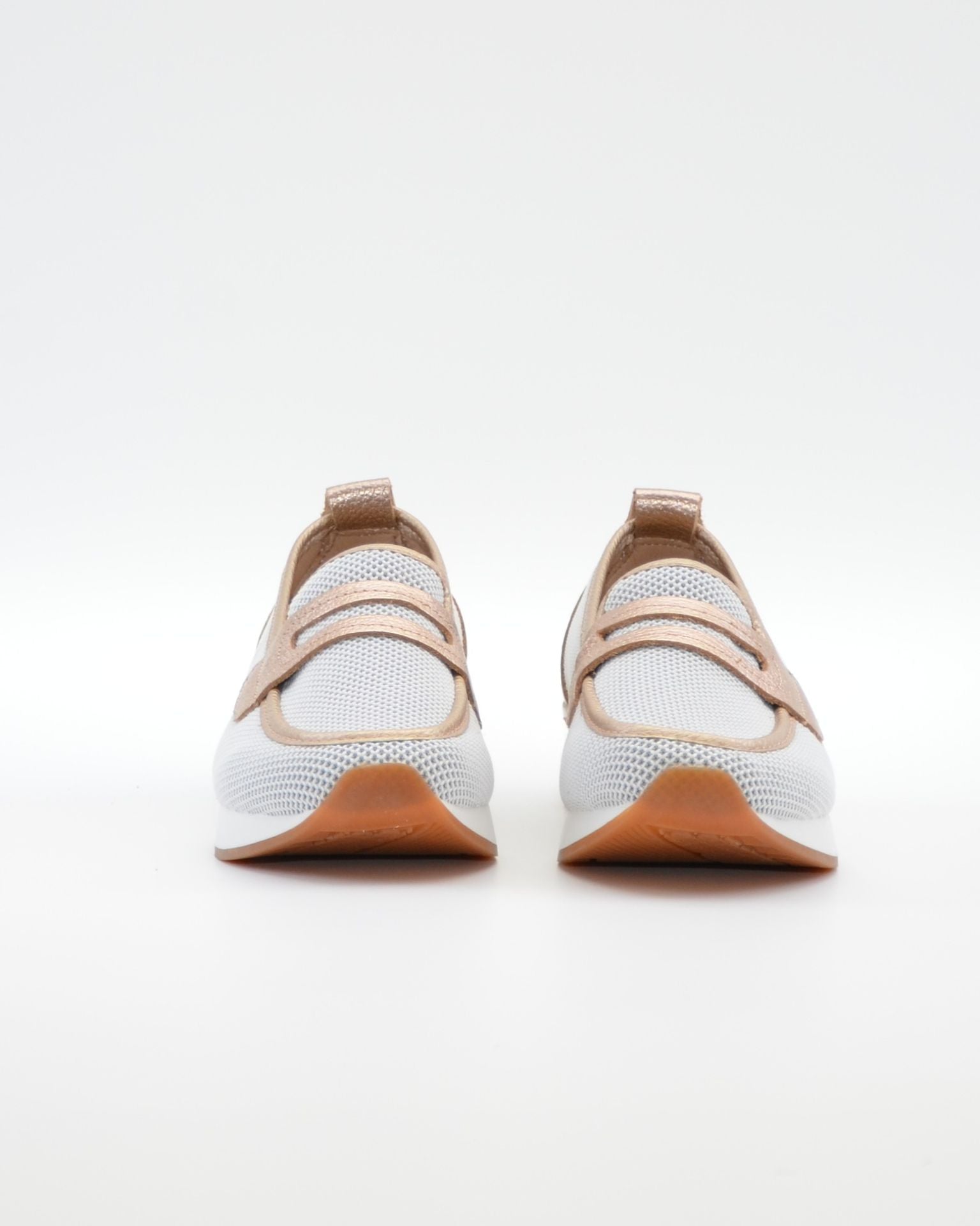 MOCASIN DEPORTIVO MUJER COLOR BLANCO PLATINO THE HAPPY MONK VANITY 023 SALMON