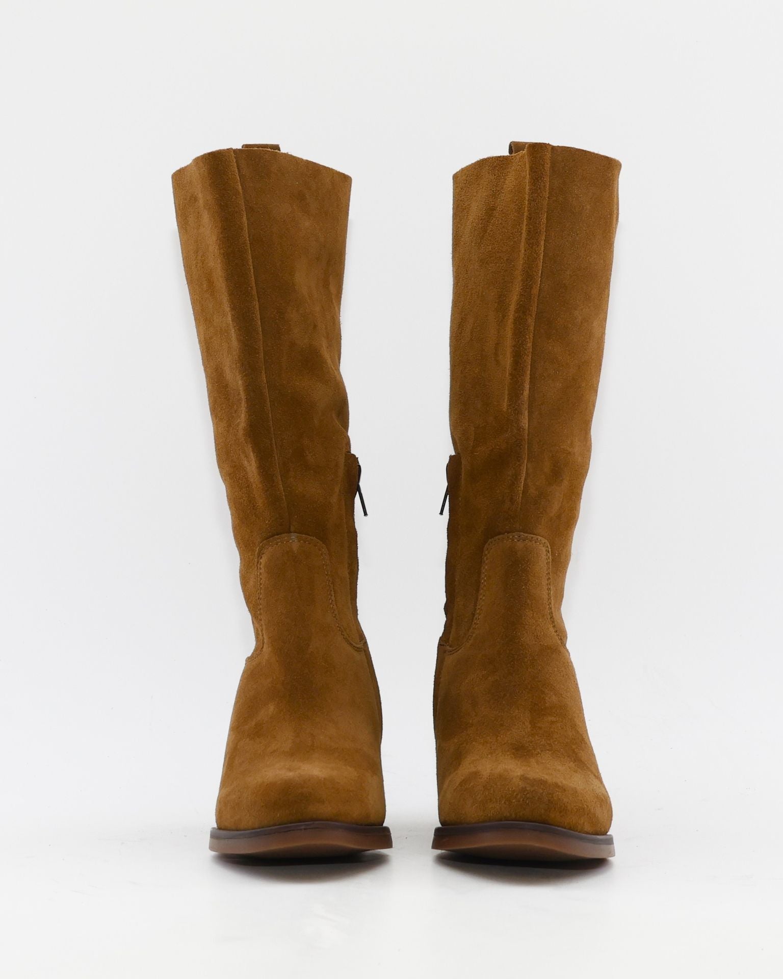 BOTA MUJER CAMPERA SERRAJE CUERO LIKEN TACON ANCHO KAOLA 4760