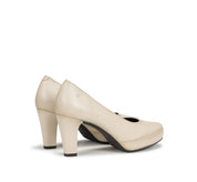 ZAPATO SALON PLATAFORMA COLOR HIELO