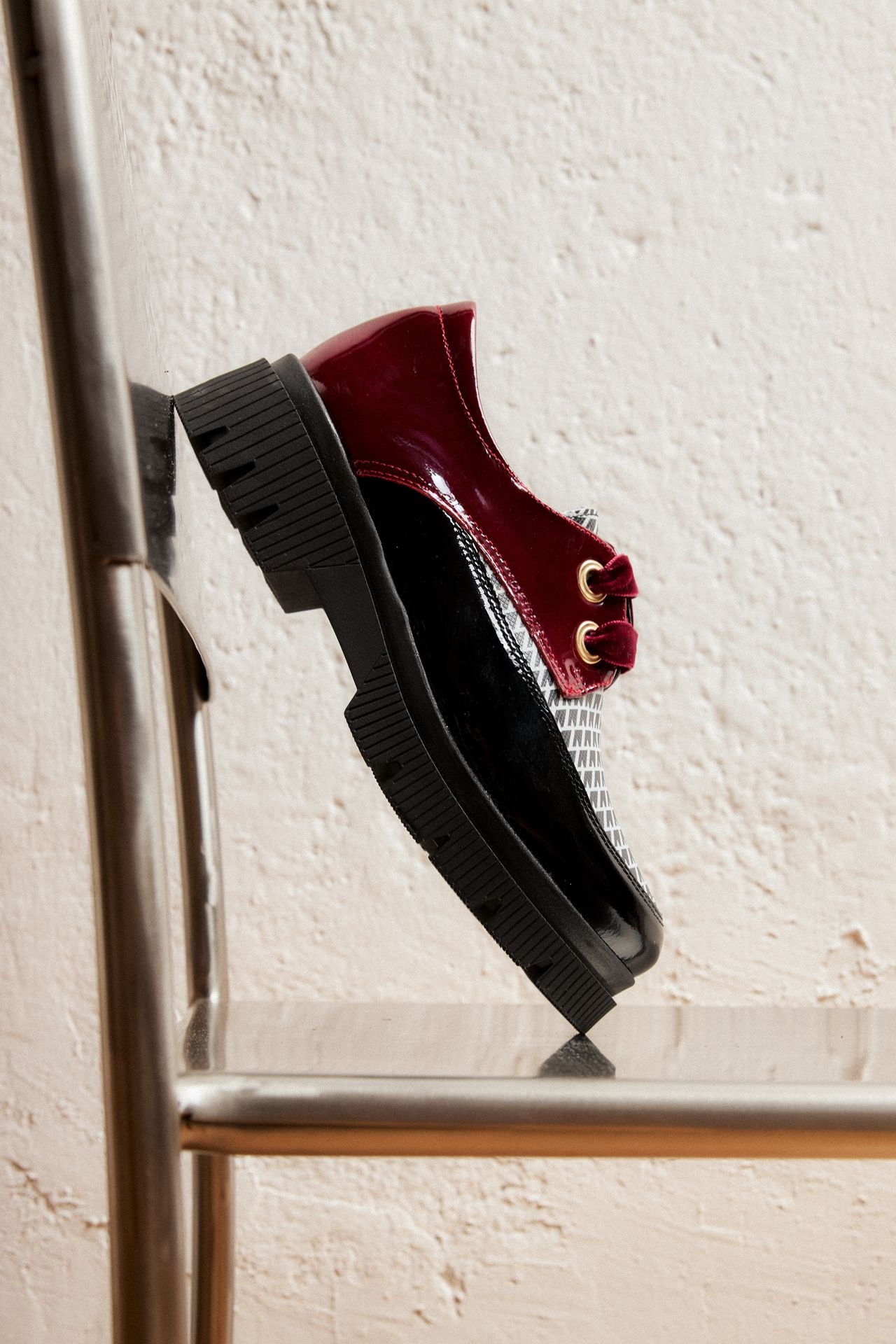ZAPATO MUJER CORDON CHAROL ROJO DAMA LACOMBA POPPY