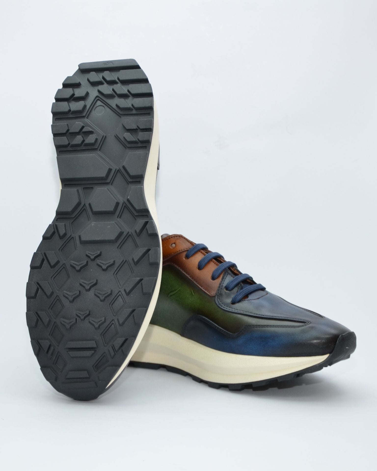 DEPORTIVO HOMBRE COMBINADO MARINO VERDE