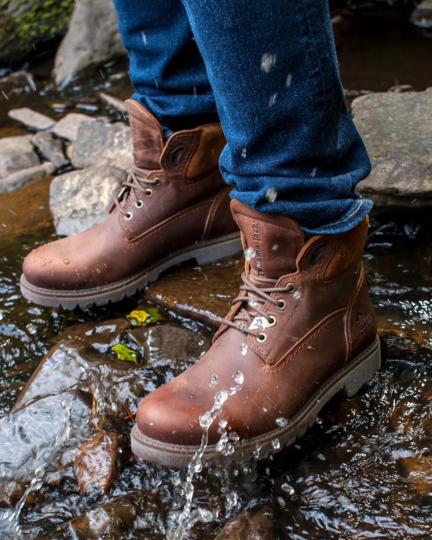 BOTA HOMBRE PANAMA JACK GORE TEX NAPA GRASS CUERO BARK