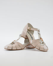 SANDALIA CANGREJERA MUJER CHAROL BEIGE LACOMBA GAILLARDIA