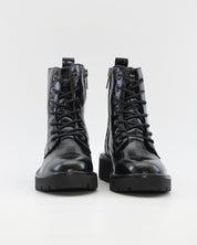 BOTA TIPO MILITAR CON PLATAFORMA XTI 146248 COCO NEGRO