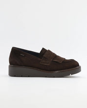 ZAPATO MOCASIN MUJER FLECHOS SERRAJE MARRÓN CHOCOLATE DORKING by FLUCHOS D9782 ÉBANO