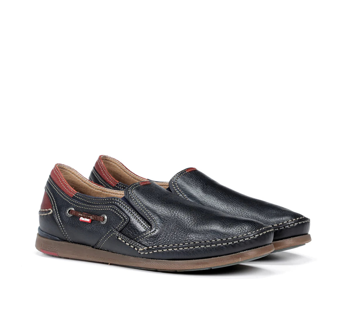 ZAPATO MOCASION FLUCHOS AZUL MARINO CON ELÁSTICOS MARINER 9883