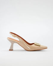 SALON DESTALONADO ADORNO METAL COLOR NUDE METALIZADO DANIELA V. 2752BD SAHARA