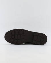 BOTIN CHELSEA MUJER PIEL MARRON CON ANIMAL PRINT LACOMBA BASIL