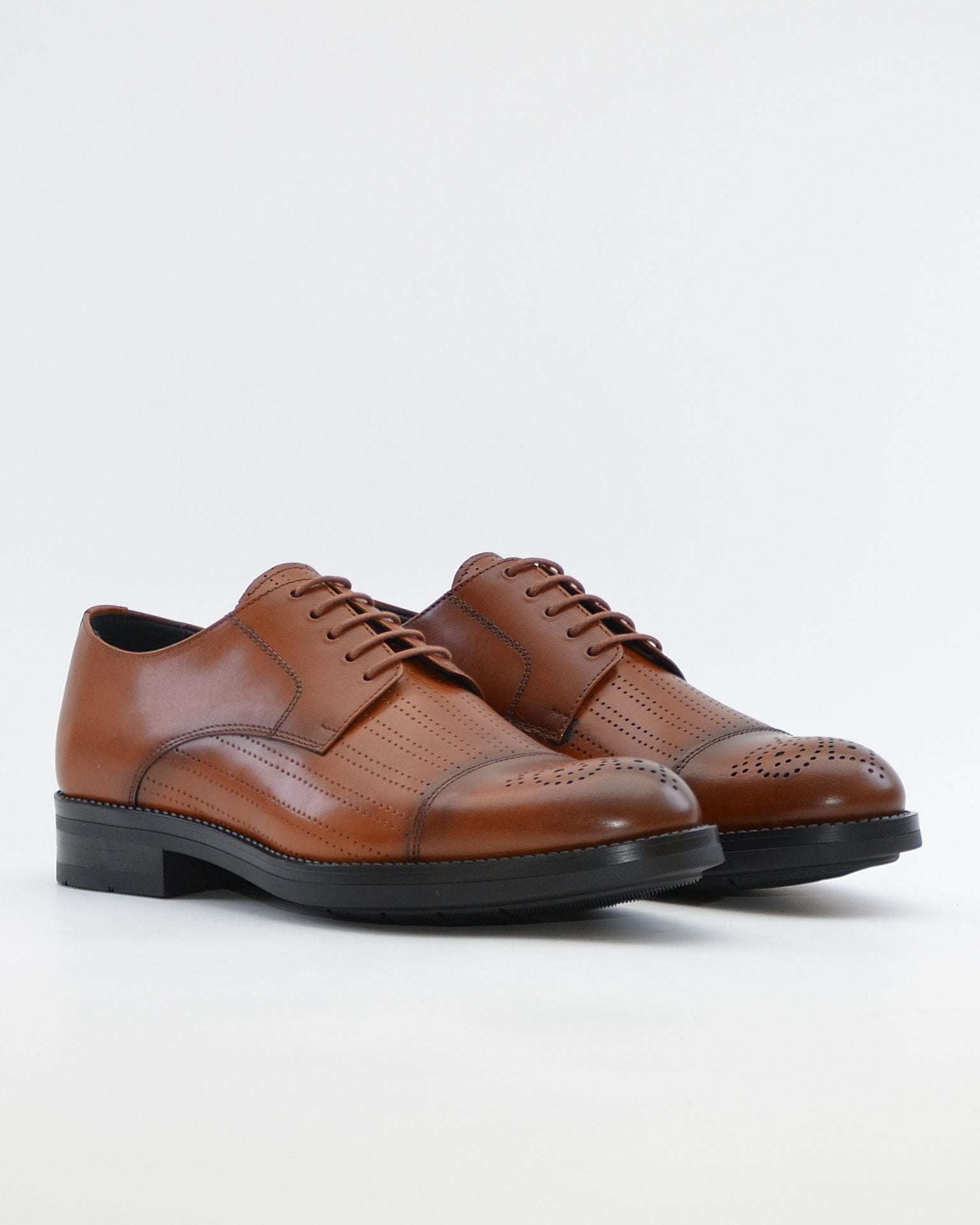 ZAPATO CORDON HOMBRE BLUCHER PICADO CUERO KEEP HONEST 01183 VICTORIA COÑAK