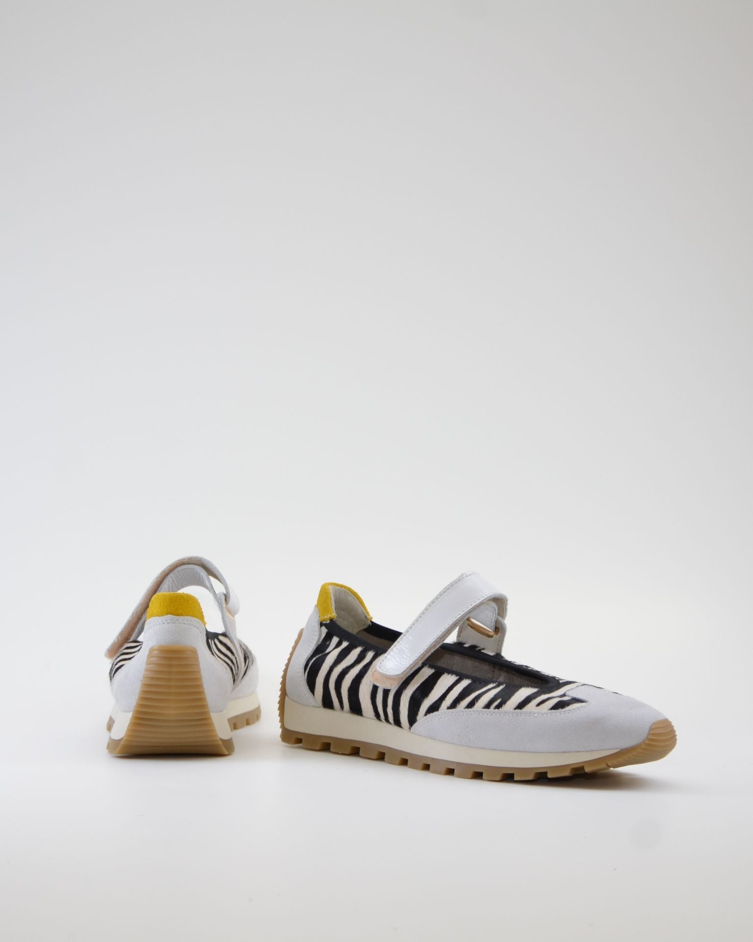 DEPORTIVO MARY JANE COMBI BLANCO ANIMAL PRINT LACOMBA YARROW PLANTILLA EXTRAIBLE