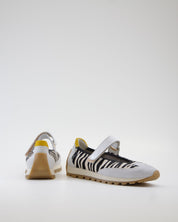 DEPORTIVO MARY JANE COMBI BLANCO ANIMAL PRINT LACOMBA YARROW PLANTILLA EXTRAIBLE