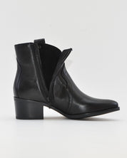 BOTIN MUJER COWBOY PIEL NEGRO CON HEBILLA KAOLA 3054