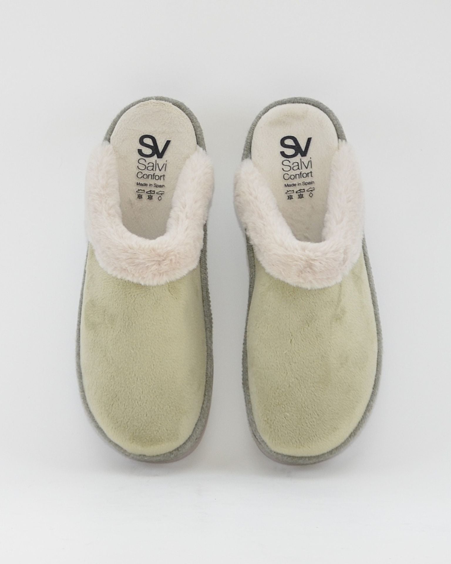ZAPATILLA CASA MUJER CUÑA PLANTILLA EXTRAIBLE SALVI 52L-056 SUAPEL VERDINA