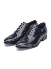 ZAPATO DE HOMBRE VESTIR ANTIC MARINO OXFORD SERGIO SERRANO 5802