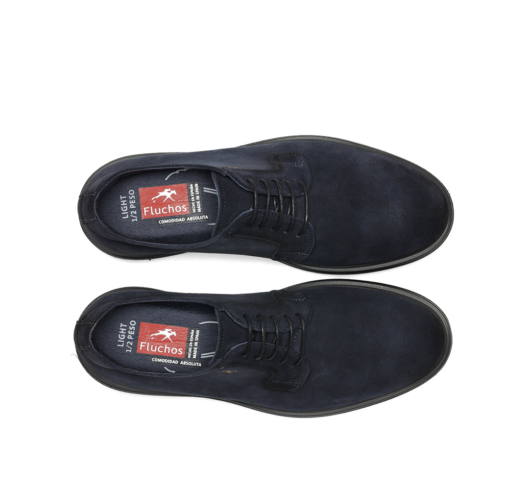 ZAPATO CORDON SERRAJE MARINO F0631 BELGAS