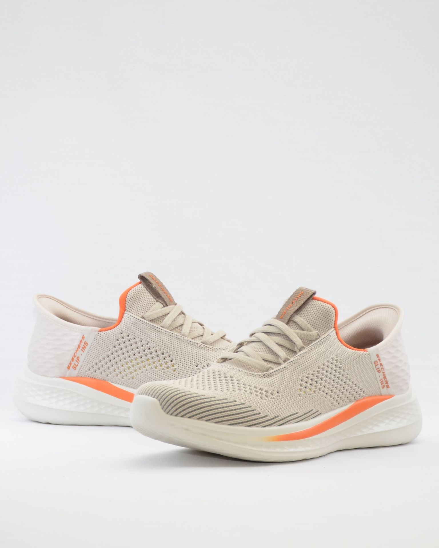 SNEAKERS HOMBRE SKECHERS BEIGE 210810 ELASTICOS SLIP-INS