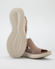 SANDALIAS SKECHERS MUJER COLOR TAUPE SLIP-INS 119805 MOC
