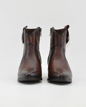 BOTIN MUJER COWBOY PIEL MARRÓN CON HEBILLA KAOLA 3054