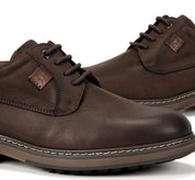 ZAPATO SPORT CORDON ENGRASADO MARRON F1589 TRUMAN D.CASTAÑO