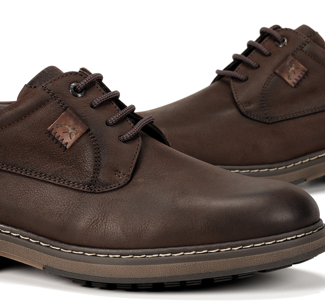ZAPATO SPORT CORDON ENGRASADO MARRON F1589 TRUMAN D.CASTAÑO