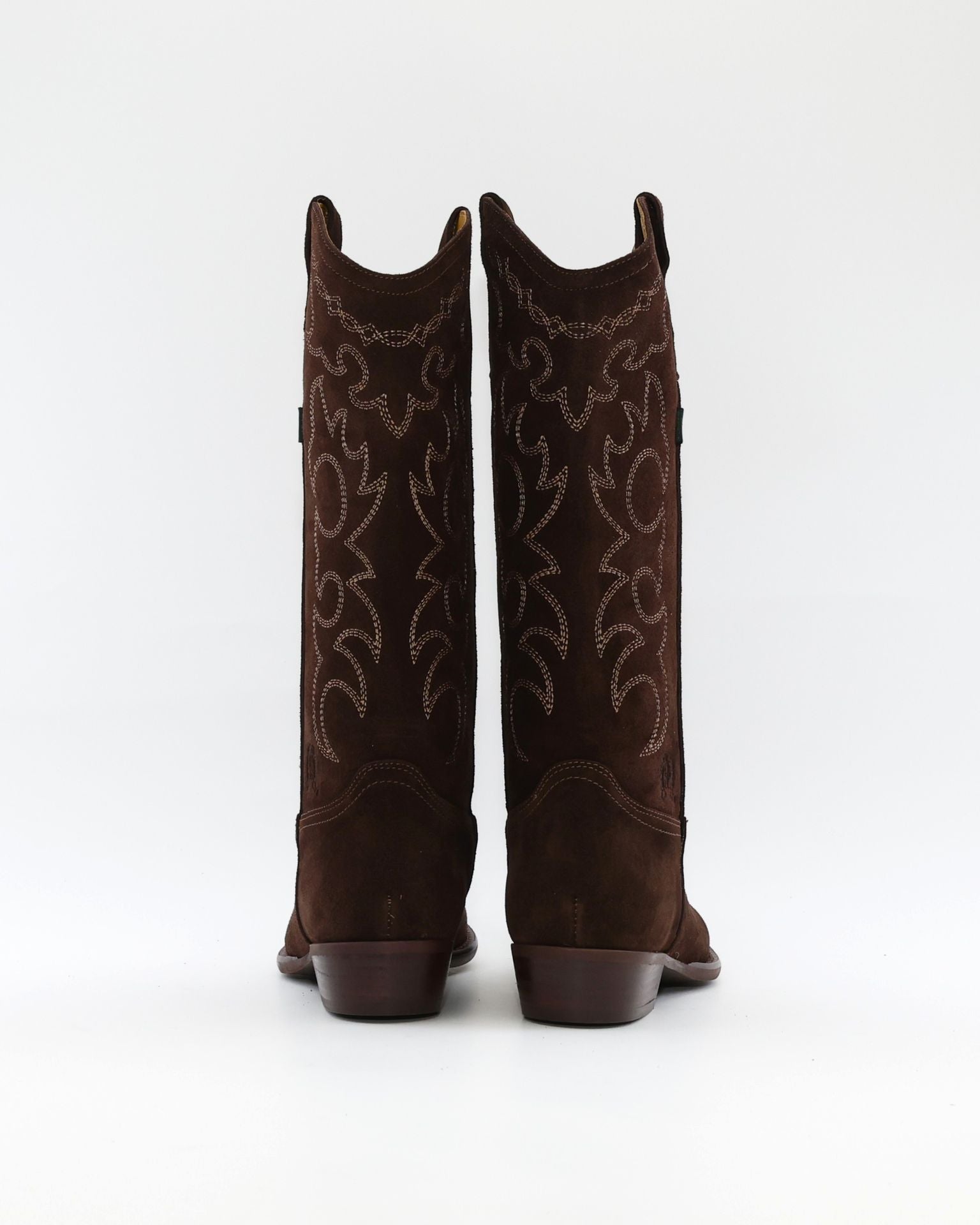 BOTA COWBOY MUJER DAKOTA DKT 112 VISON MARRON SUELA DE GOMA