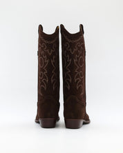 BOTA COWBOY MUJER DAKOTA DKT 112 VISON MARRON SUELA DE GOMA