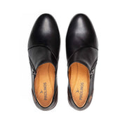 ZAPATO ABOTINADO CON CREMALLERA COLOR NEGRO MALAGA W6W-5902C1