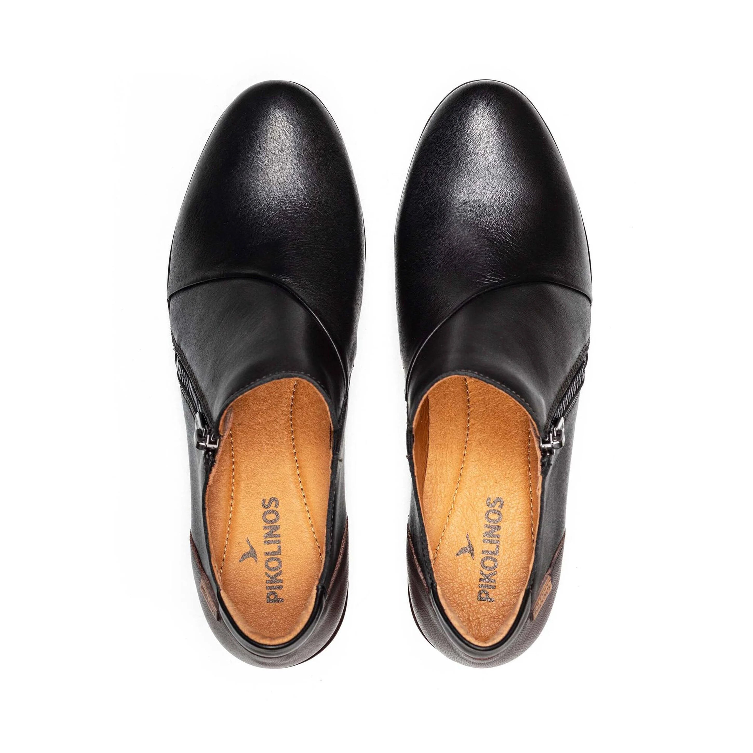 ZAPATO ABOTINADO CON CREMALLERA COLOR NEGRO MALAGA W6W-5902C1