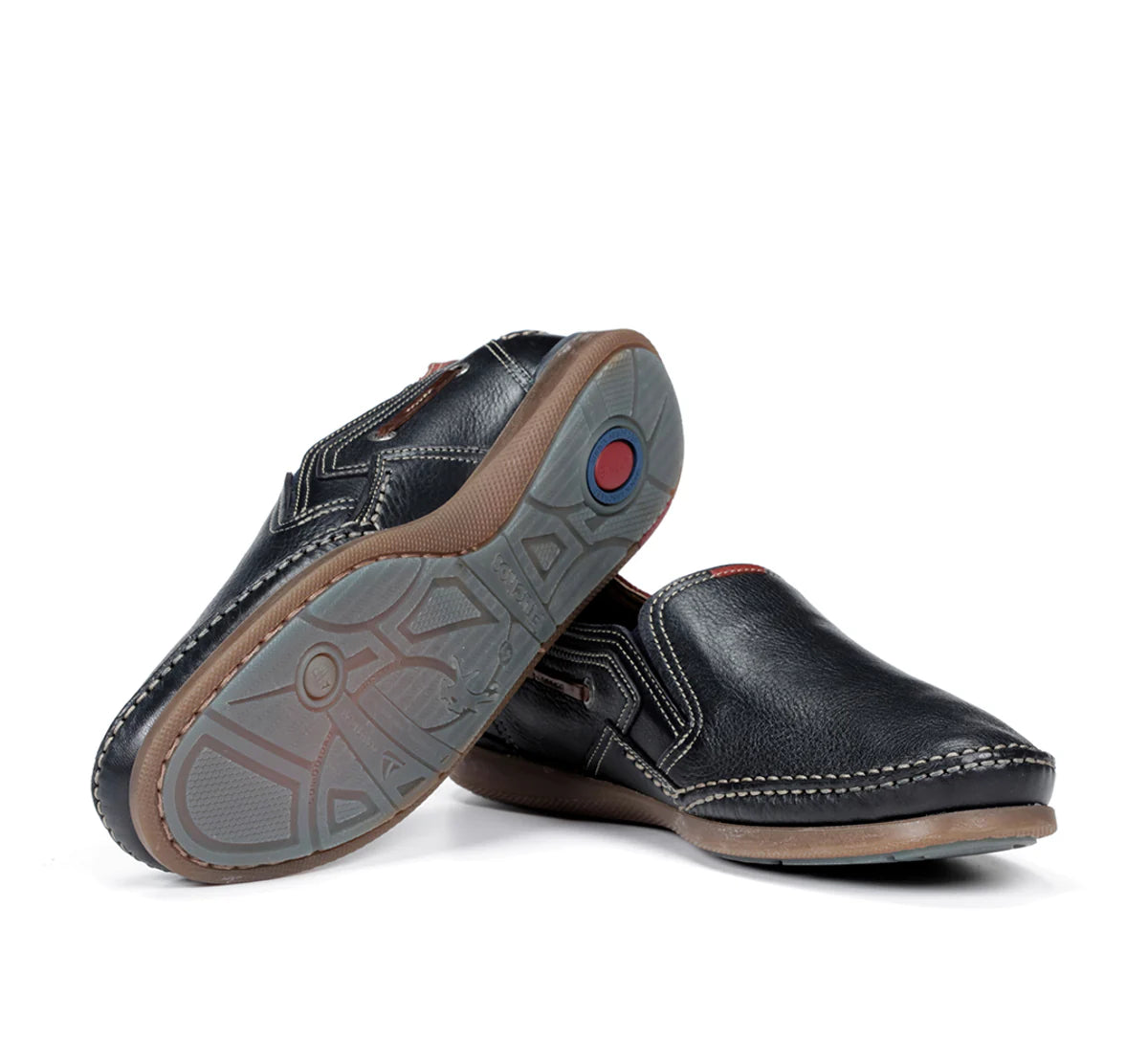 ZAPATO MOCASION FLUCHOS AZUL MARINO CON ELÁSTICOS MARINER 9883