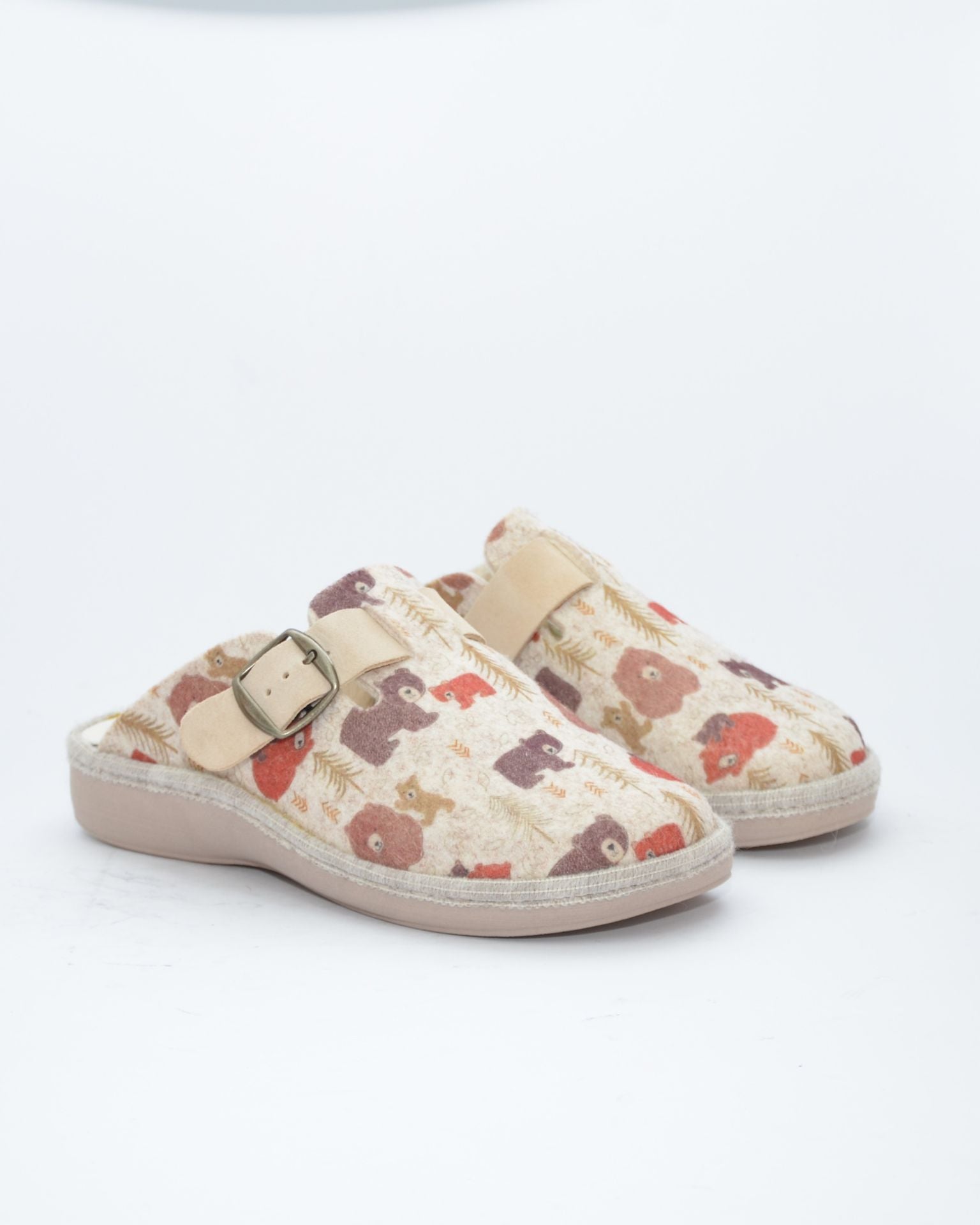 ZAPATILLAS DE CASA MUJER CON HEBILLA