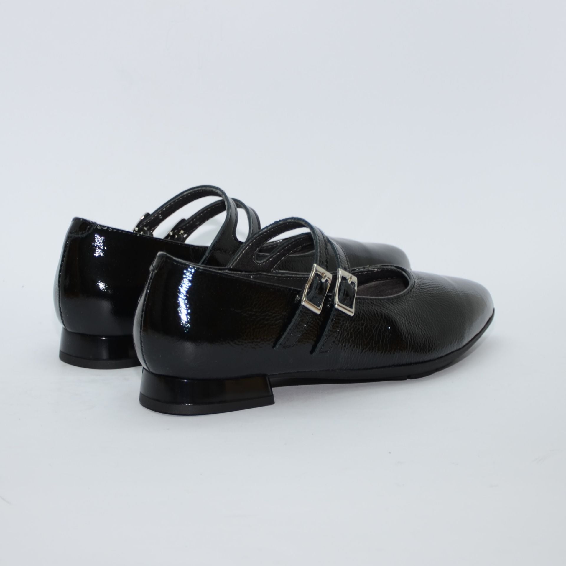 BAILARINAS PLANAS CHAROL NEGRO 10840