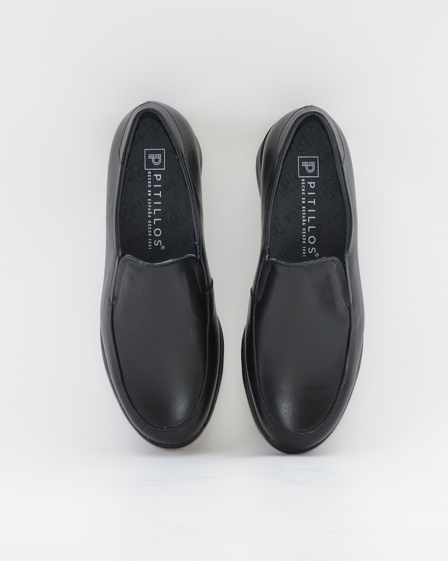 ZAPATO MOCASIN MUJER NEGRO PLANTILLA EXTRAIBLE PITILLOS 107