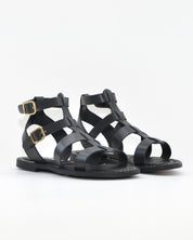 SANDALIA ROMANA MUJER PIEL COLOR NEGRO LACOMBA PERIWINCLE
