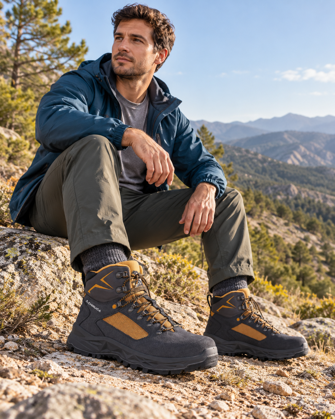 BOTA TREKKING CHIRUCA BESALU 08 VERDE GORE TEX