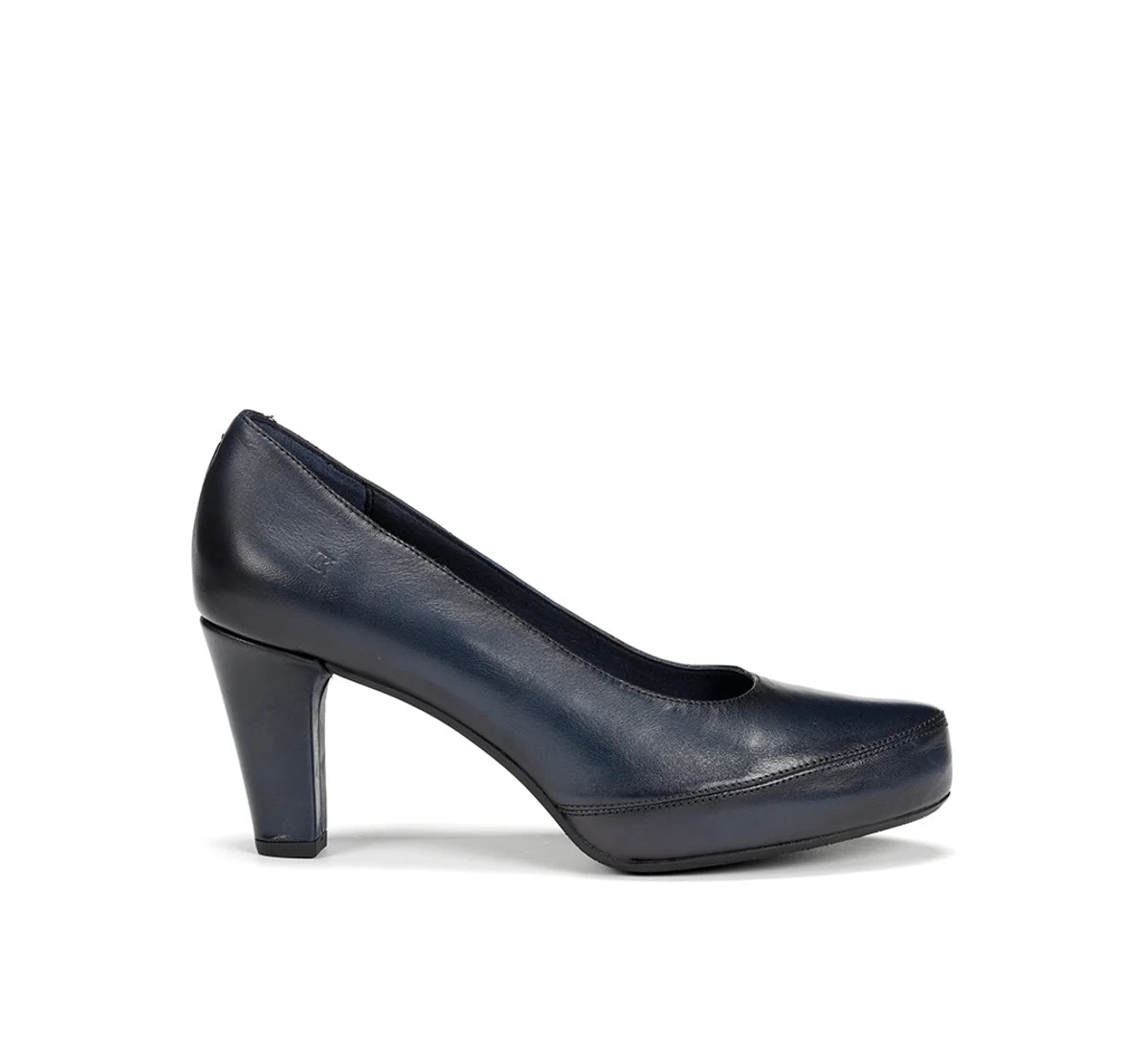 ZAPATO SALON PLATAFORMA COLOR AZUL