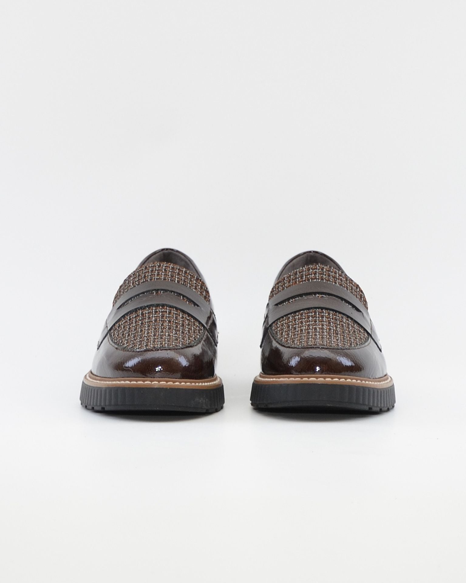 ZAPATO MOCASIN MUJER PITILLOS 11554 MARRÓN PLANTILLA EXTRAIBLE