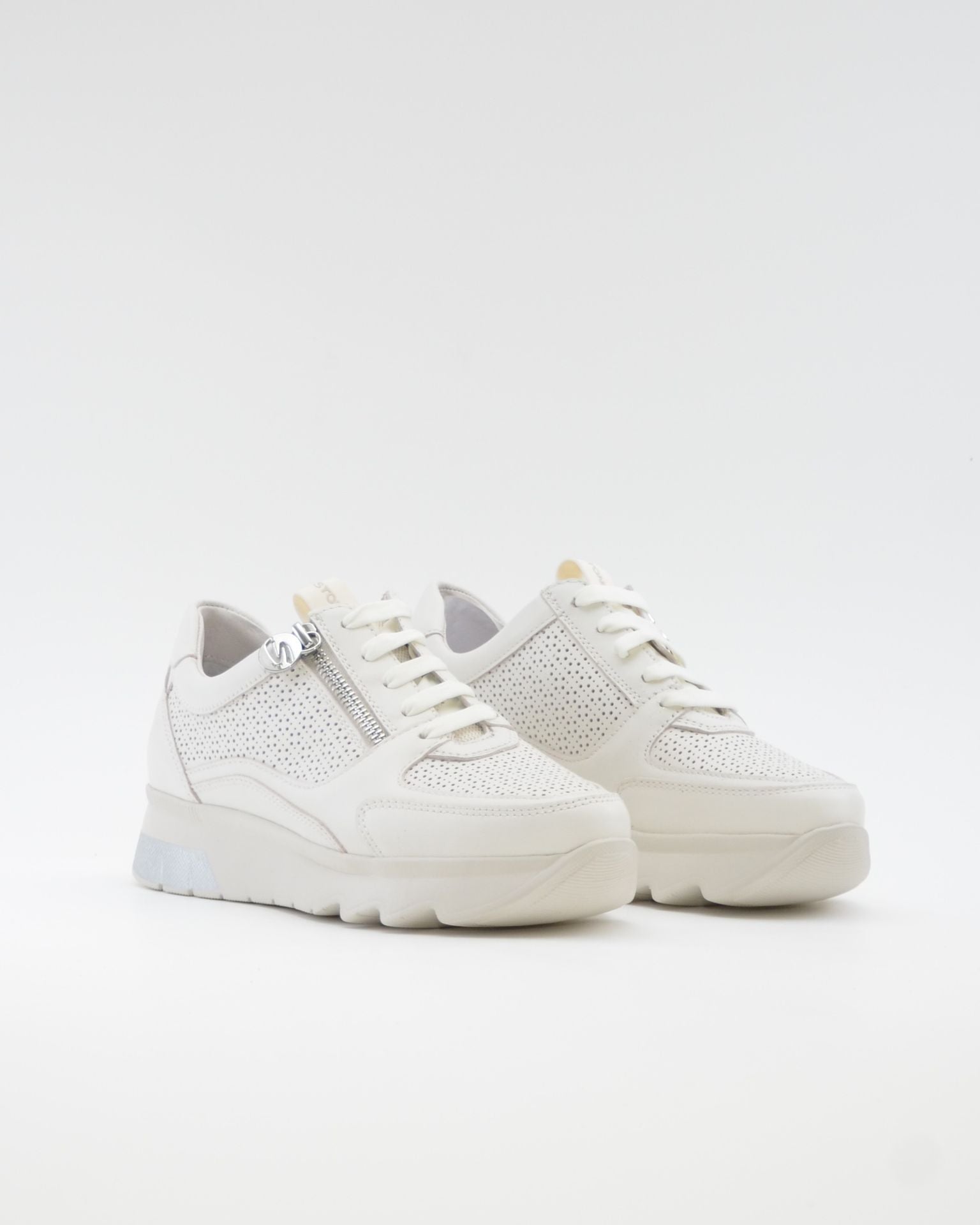 DEPORTIVO STONEFLY MUJER BLANCO CON CORDONES Y CREMALLERA PLANTILLA EXTRAHIBLE STONEFLY 222509 150