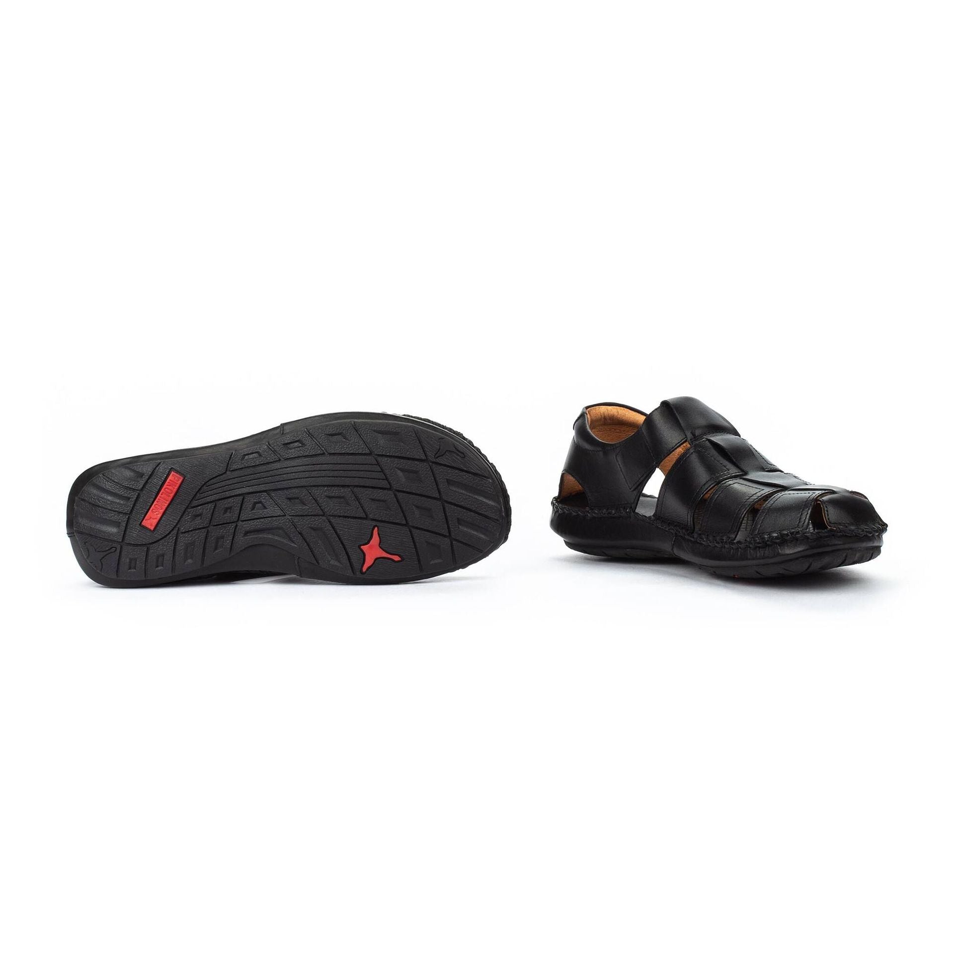 SANDALIA HOMBRE CON VELCRO COLOR NEGRO PIKOLINOS 06J-5433