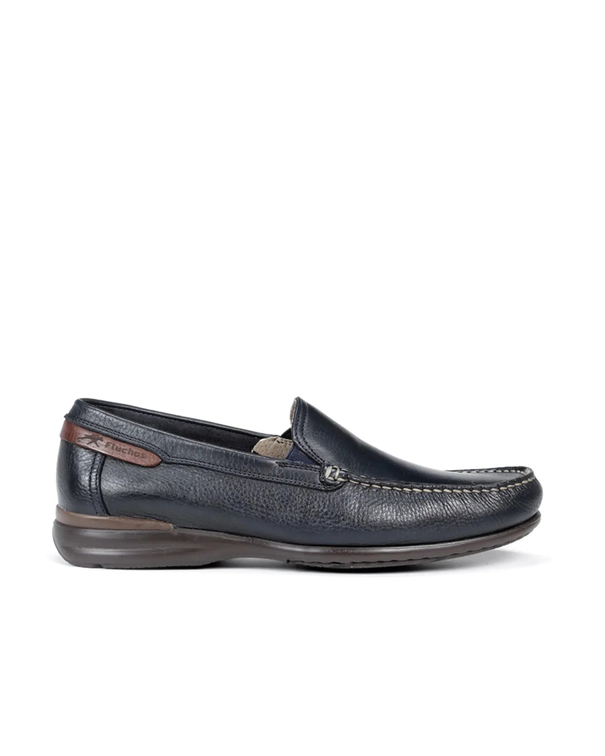 ZAPATO MOCASIN HOMBRE FLUCHOS COLOR AZUL MARINO ORION 8682