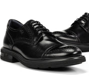 ZAPATO CORDON PICADO NEGRO F0629 BELGAS