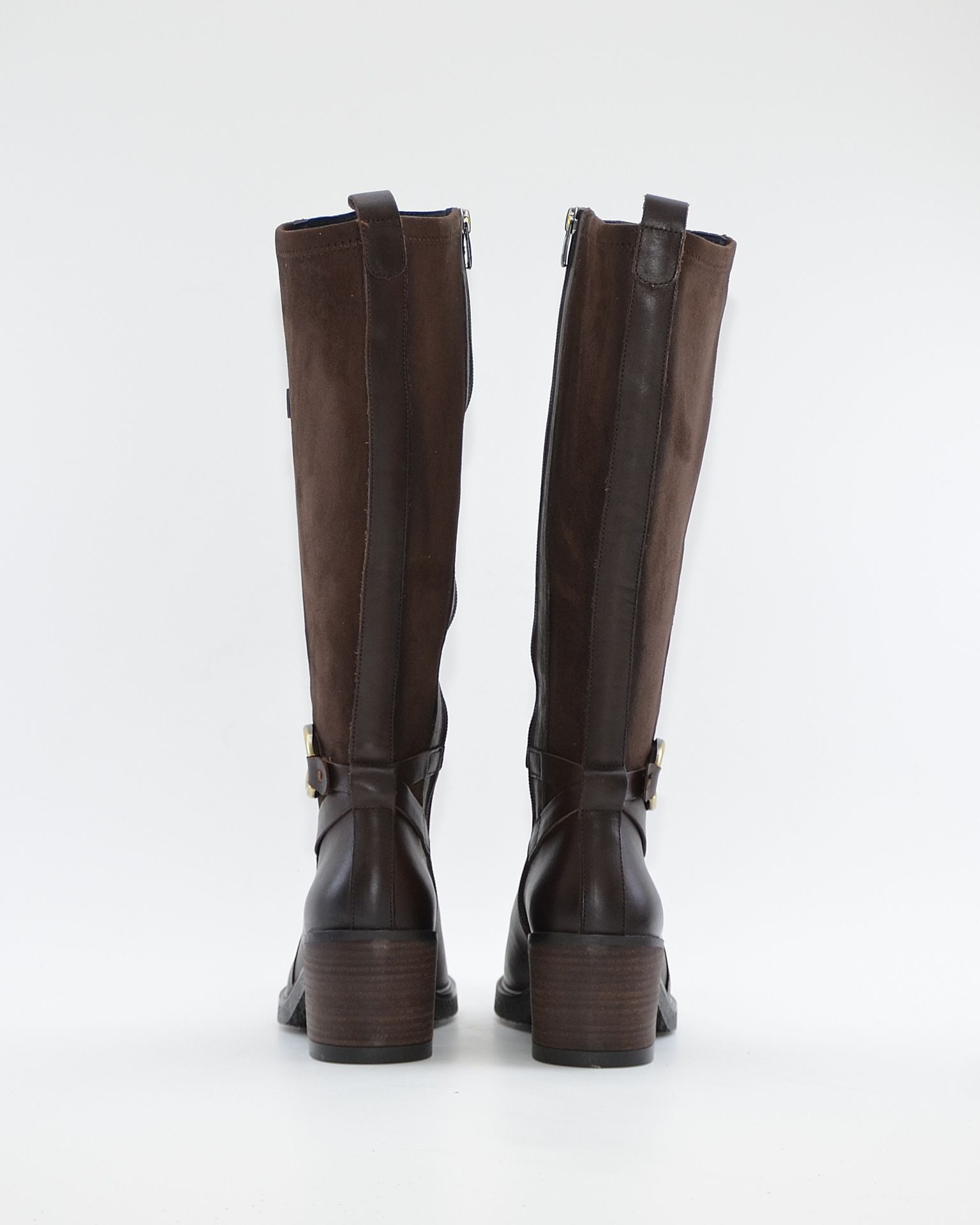 BOTA ALTA MUJER PIEL MARRON CHOCOLATE DORKING by FLUCHOS D9752 CAFÉ