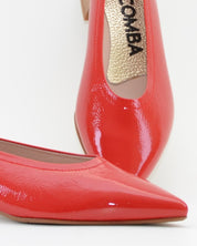 BAILARINAS PIEL COLOR ROJO LACOMBA ZINNIA