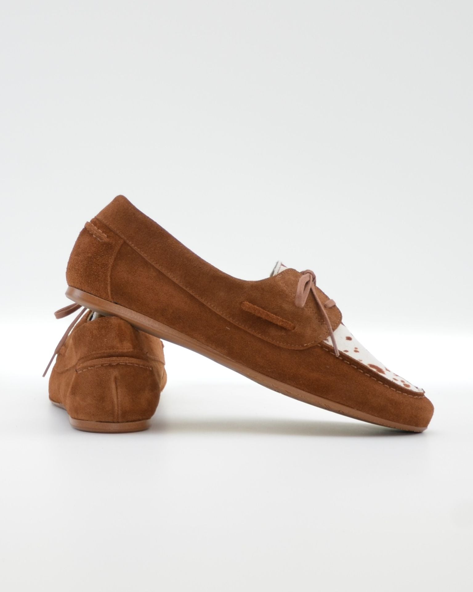 MOCASIN NAUTICO MUJER SERRAJE CUERO PONY LACOMBA NARCISUS